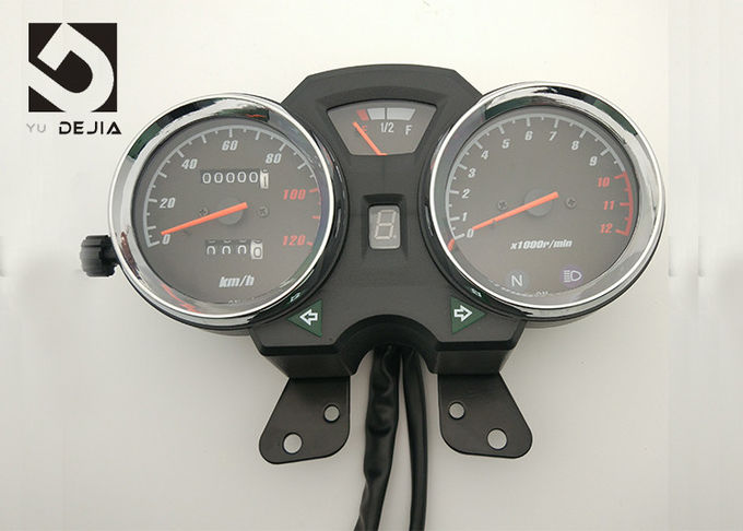 Velocímetro de cruzamento de Digitas da motocicleta, tacômetro do velocímetro da motocicleta do mercado de acessórios
