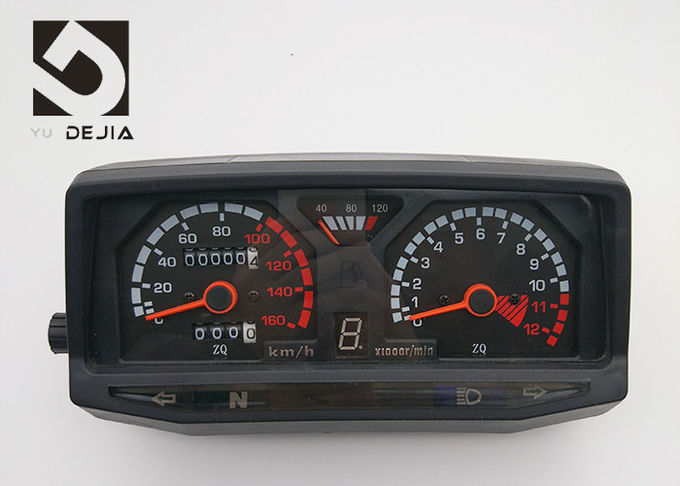 Velocímetro da motocicleta e indicador Dustproof da engrenagem da substituição 1-5 do tacômetro